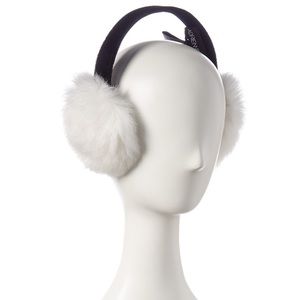 REAL Fur ear muffs w/ velvet headband!